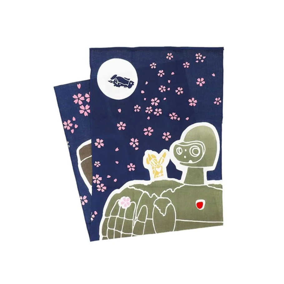 Maison Ghibli Tenugui Robot Gardener - Castle In The Sky Hot