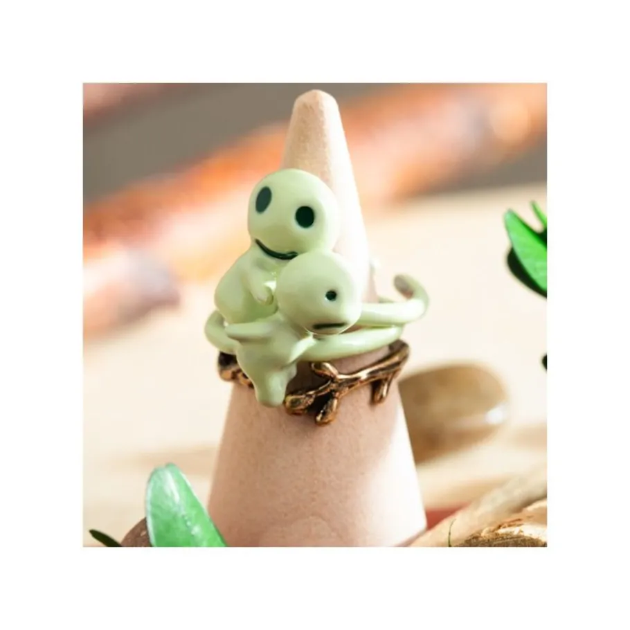 Maison Ghibli Three Ring Set Kodama - Princess Mononoke Outlet