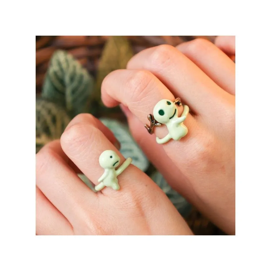 Maison Ghibli Three Ring Set Kodama - Princess Mononoke Outlet