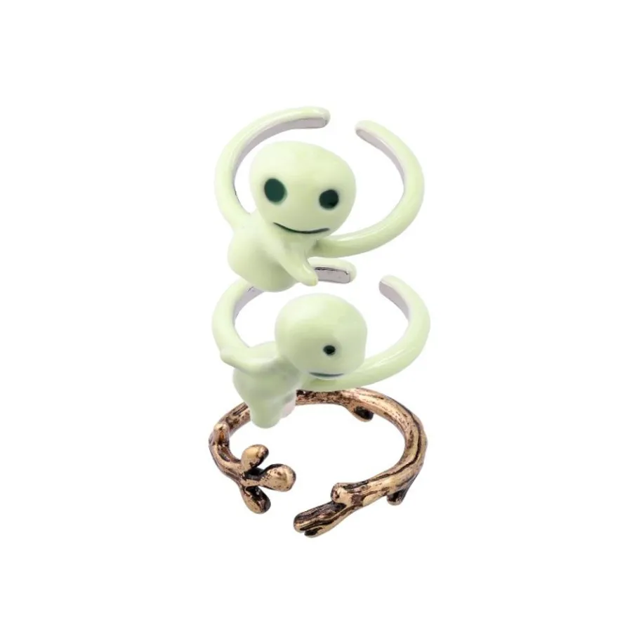 Maison Ghibli Three Ring Set Kodama - Princess Mononoke Outlet