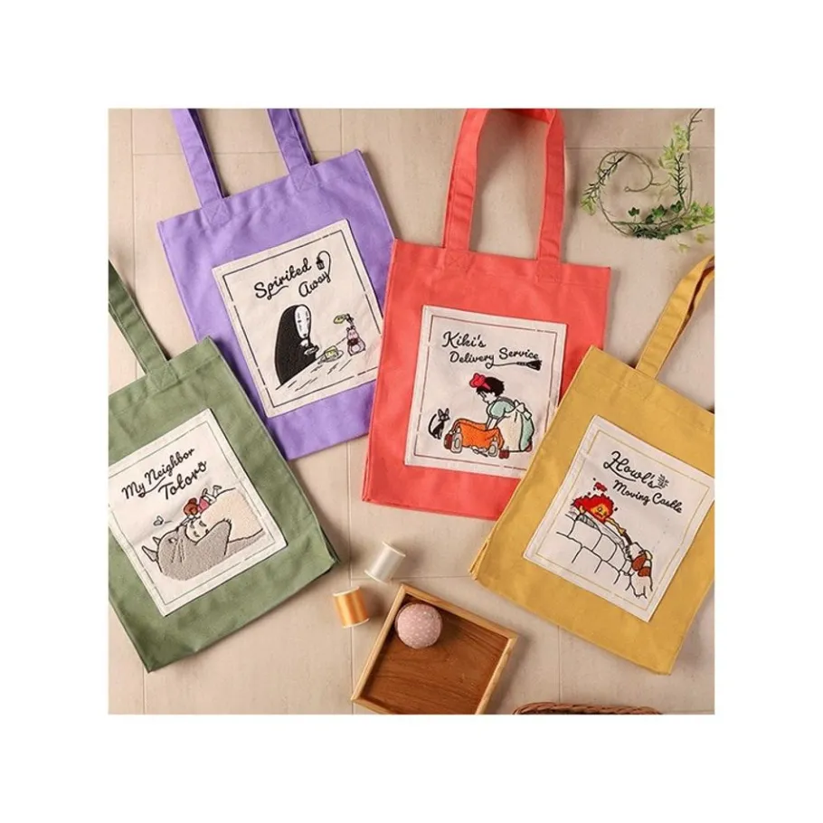 Maison Ghibli Tote Bag Calcifer & Heen - Howl'S Moving Castle Best