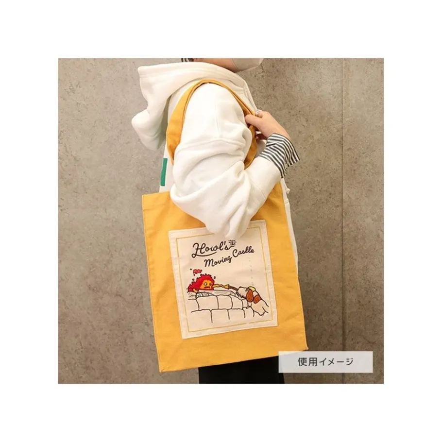 Maison Ghibli Tote Bag Calcifer & Heen - Howl'S Moving Castle Best