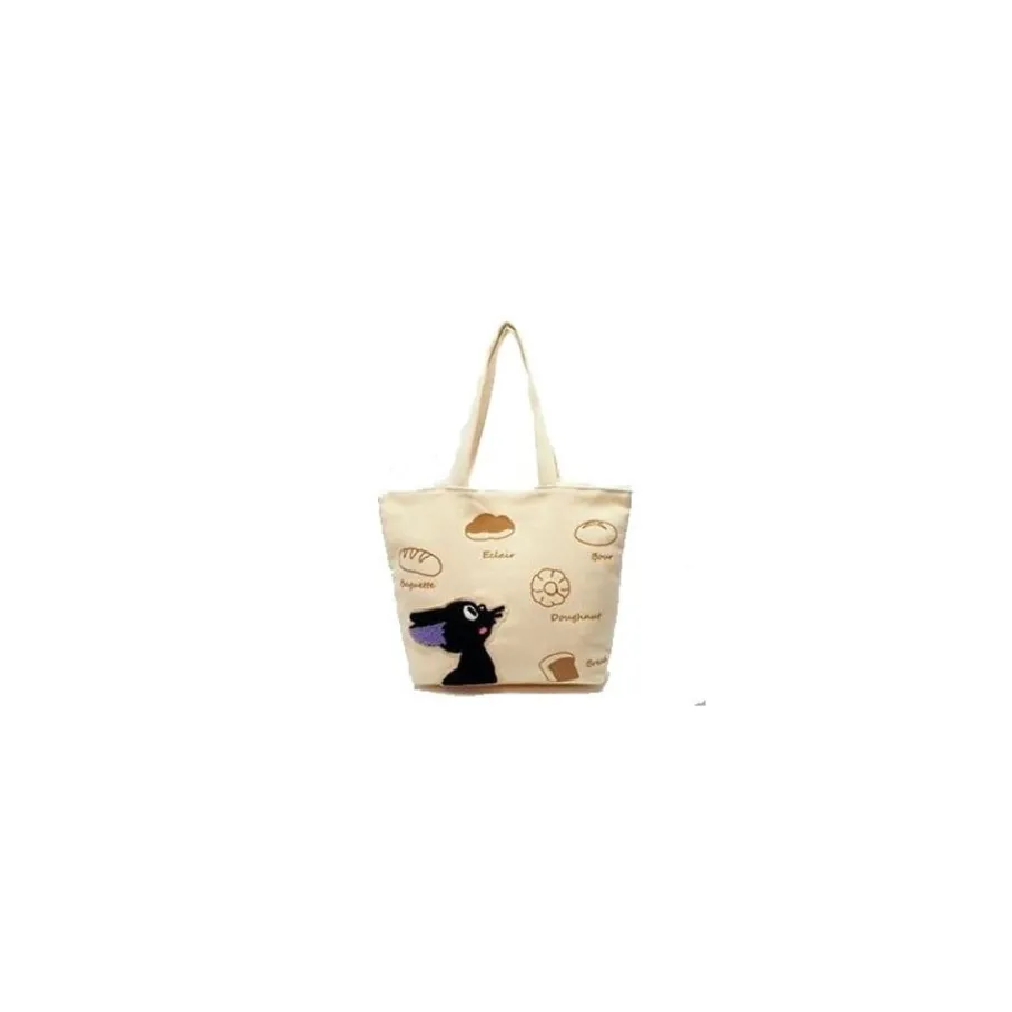 Maison Ghibli Tote Bag Jiji And Her Bread- Kiki'S Delivery Service