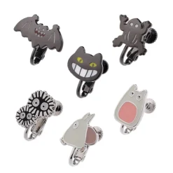 Maison Ghibli Totoro Opening Clipped Earrings Set Of 6 - My Neighbor Totoro Outlet