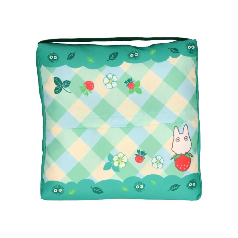 Maison Ghibli Totoro With Strawberries Cushion 30 X 30 Cm - My Neighbor Totoro Hot