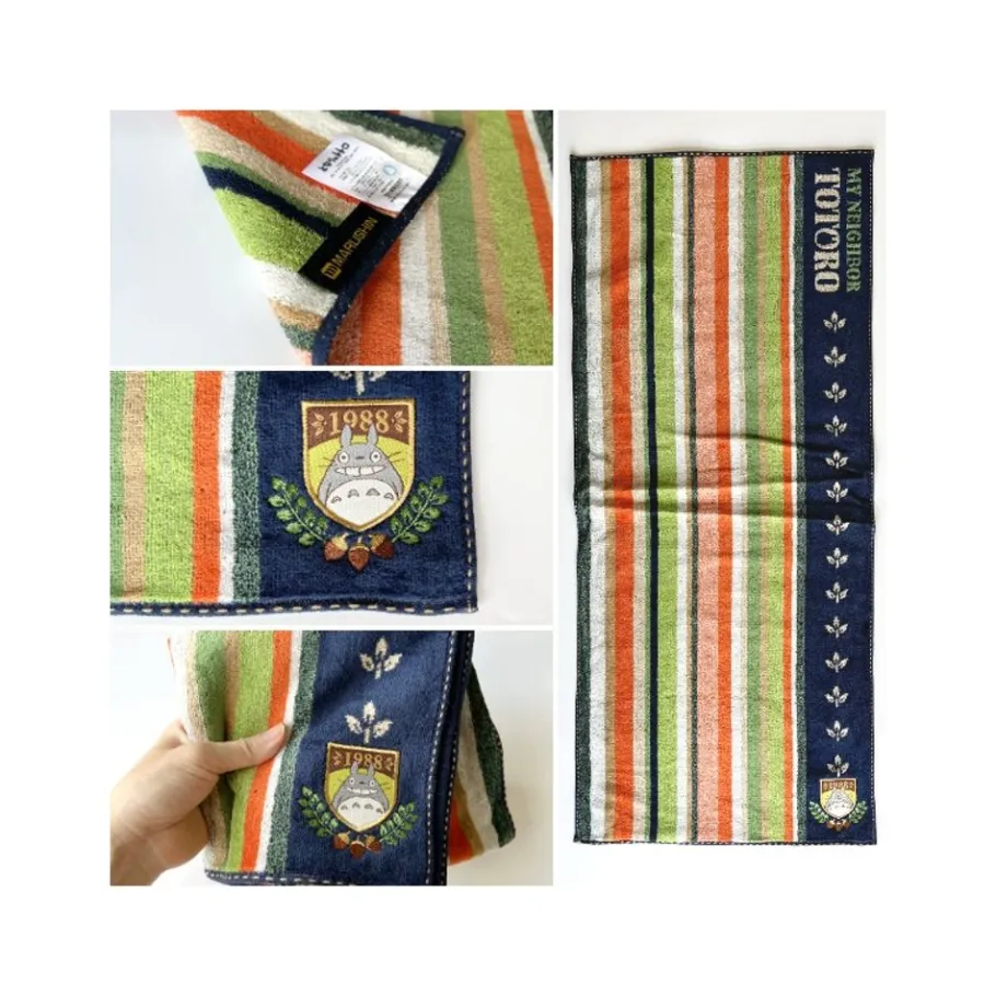 Maison Ghibli Towel Leaves Totoro 34X80 Cm - My Neighbor Totoro Online
