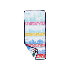 Maison Ghibli Towel Streets Of Paris 34X80 Cm - Kiki'S Delivery Service Online