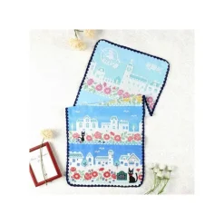 Maison Ghibli Towel Streets Of Paris 34X80 Cm - Kiki'S Delivery Service Online