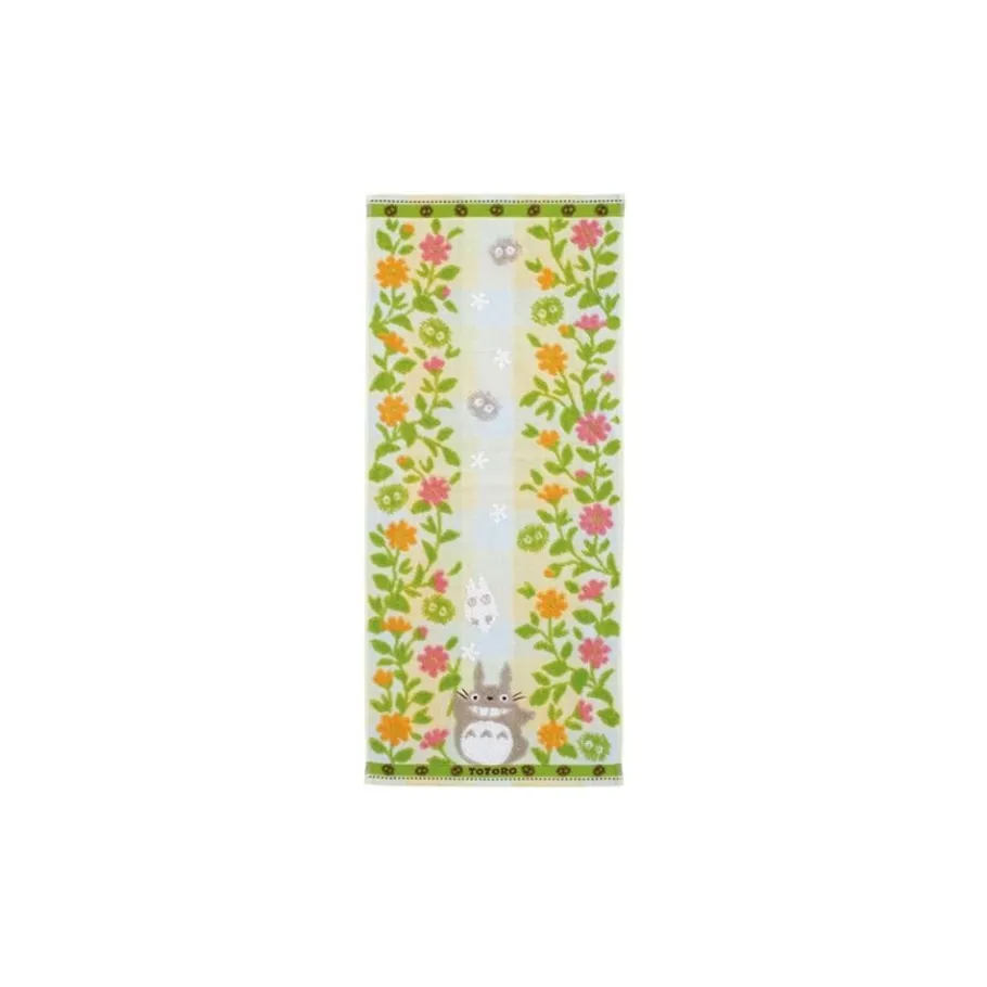 Maison Ghibli Towel Totoro Flower Garden 34X80 Cm - My Neighbor Totoro