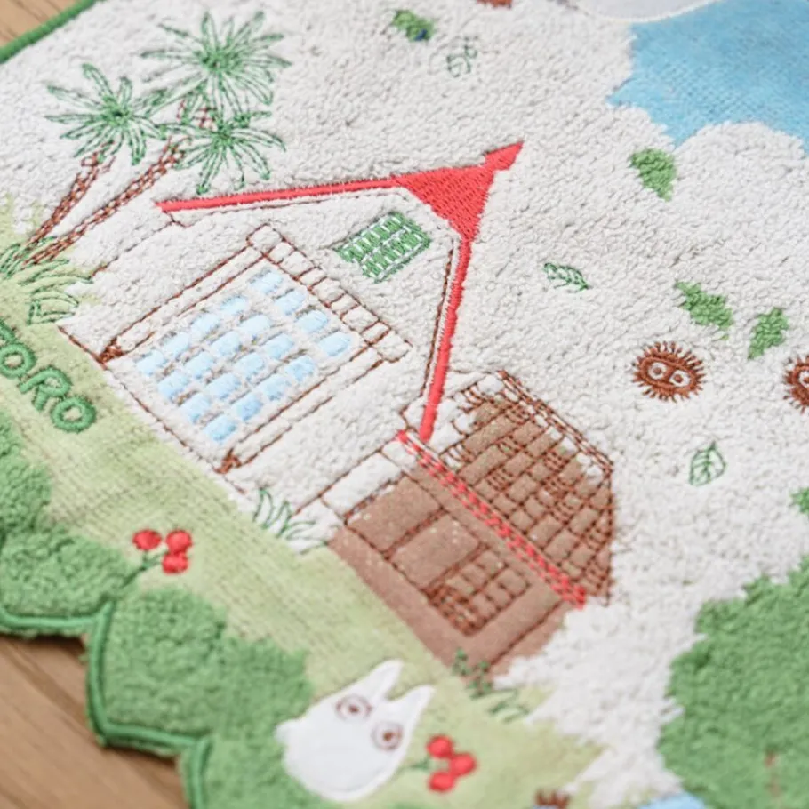 Maison Ghibli Towel Totoro In The Sky 34X80 Cm - My Neighbor Totoro