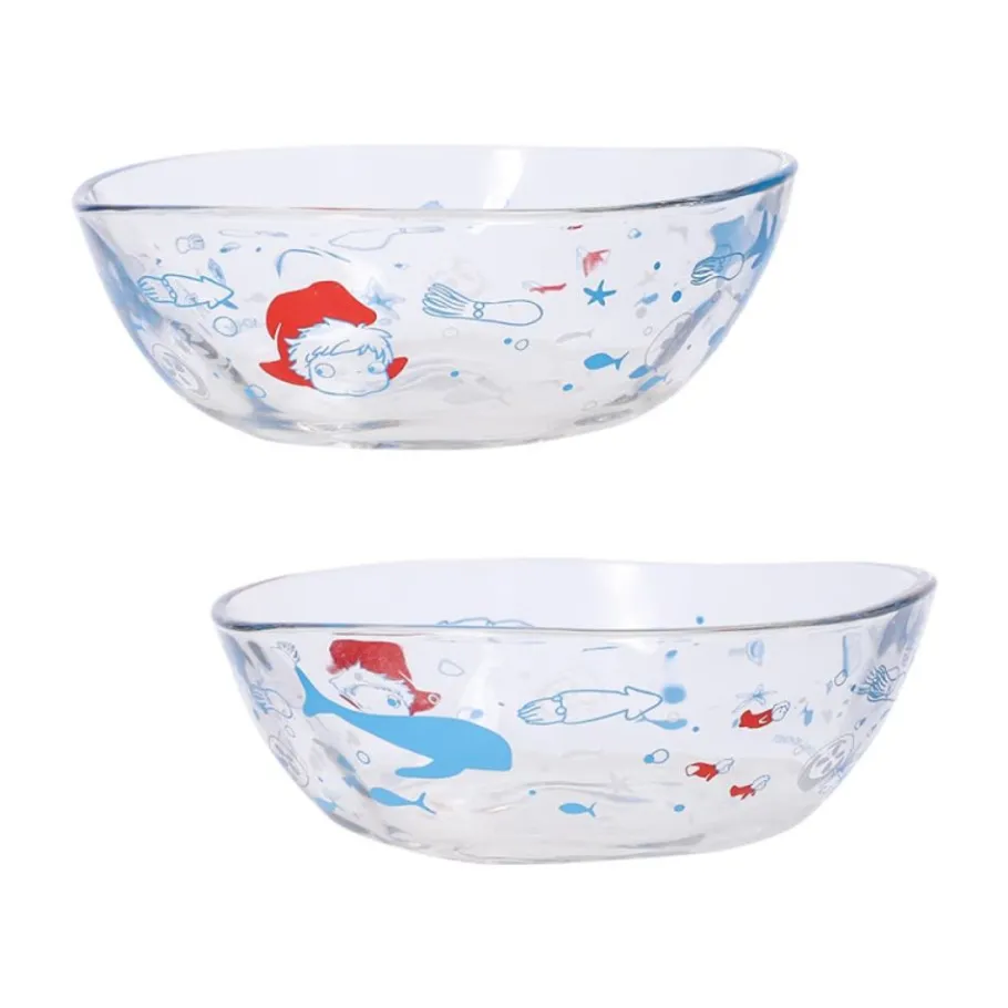Maison Ghibli Transparent Bowl 13Cm Ponyo Under The Sea - Ponyo On The Cliff Best