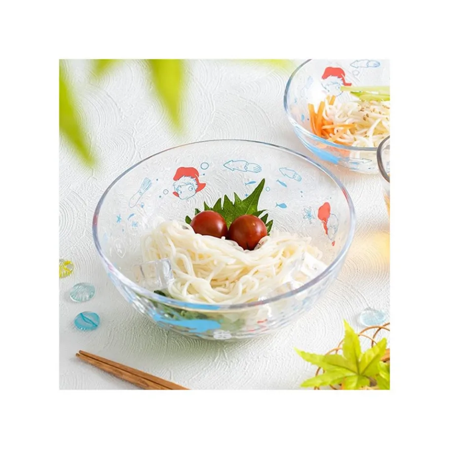 Maison Ghibli Transparent Bowl 17Cm Ponyo Under The Sea - Ponyo On The Cliff New