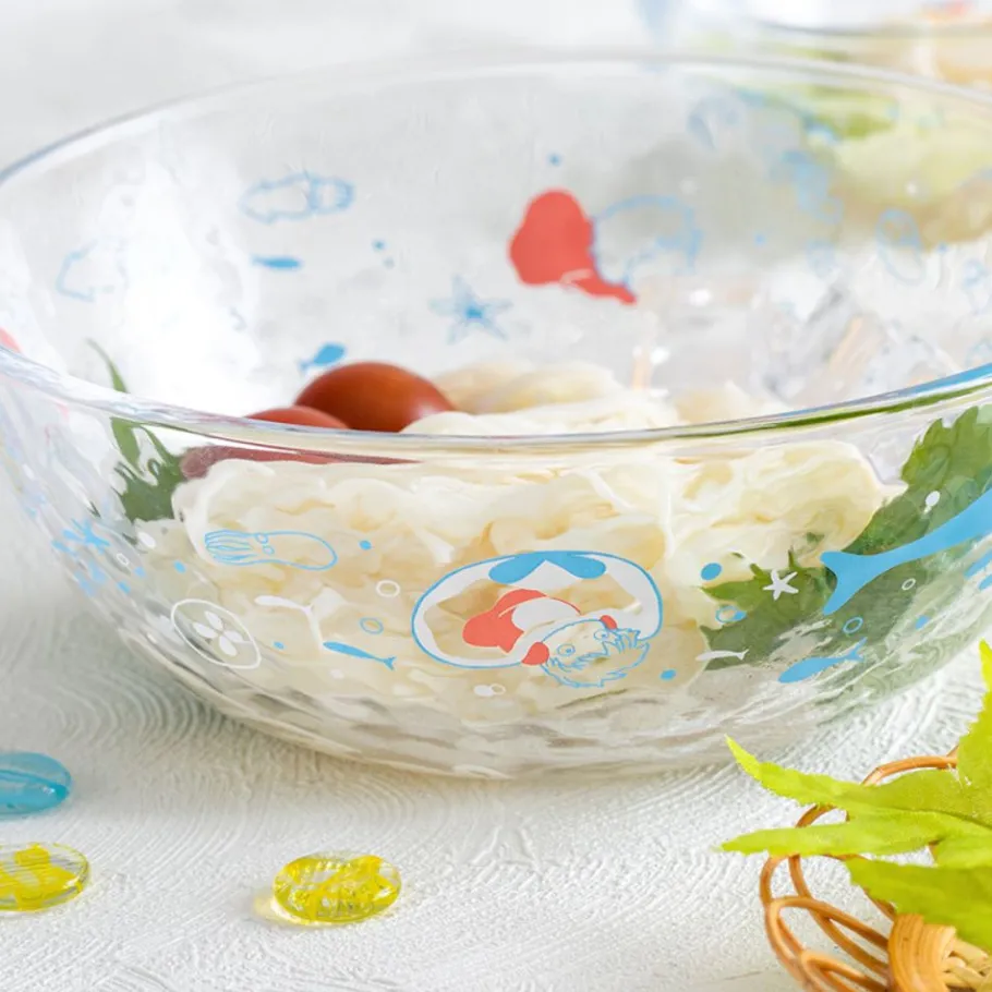 Maison Ghibli Transparent Bowl 17Cm Ponyo Under The Sea - Ponyo On The Cliff New