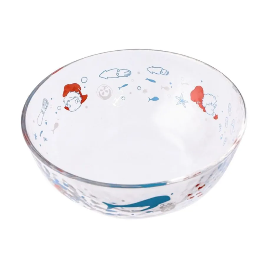 Maison Ghibli Transparent Bowl 17Cm Ponyo Under The Sea - Ponyo On The Cliff New
