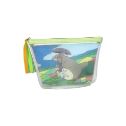 Maison Ghibli Transparent Pouch Embroidered - My Neighbor Totoro Sale