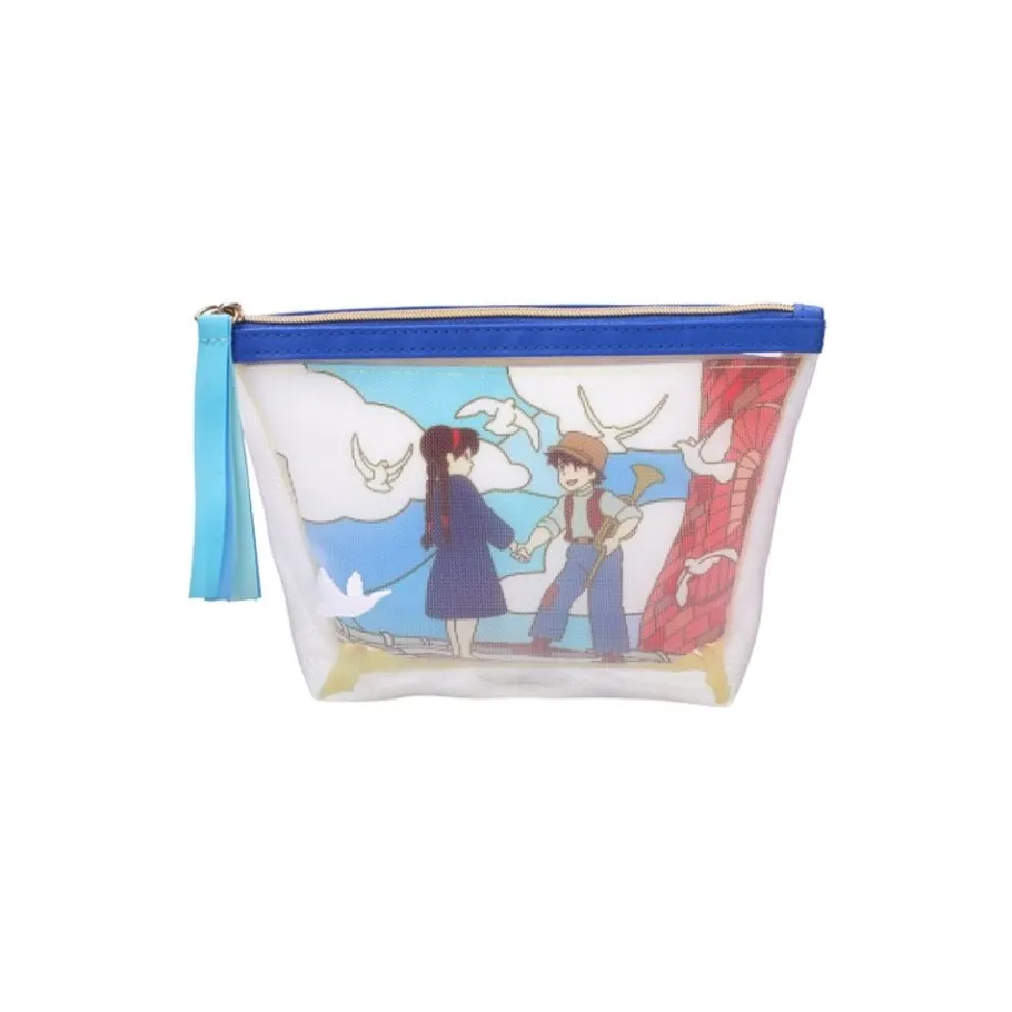 Maison Ghibli Transparent Pouch Embroidered - Castle In The Sky Outlet