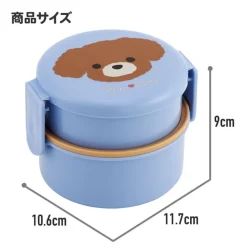 Maison Ghibli Two Layers Round Shape Lunch Box No Face Dark Red - Spirited Away Discount