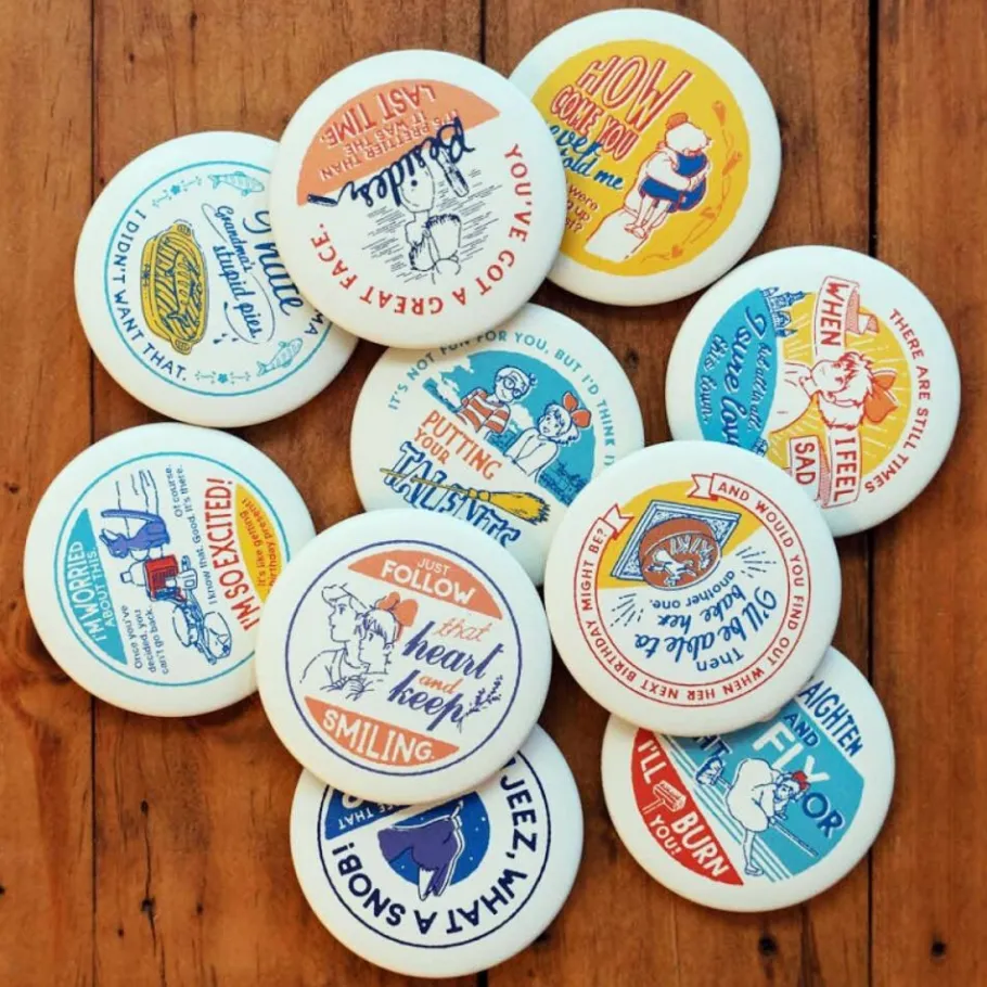 Maison Ghibli Vintage Badge Collection 10 Pcs - Kiki'S Delivery Service Sale