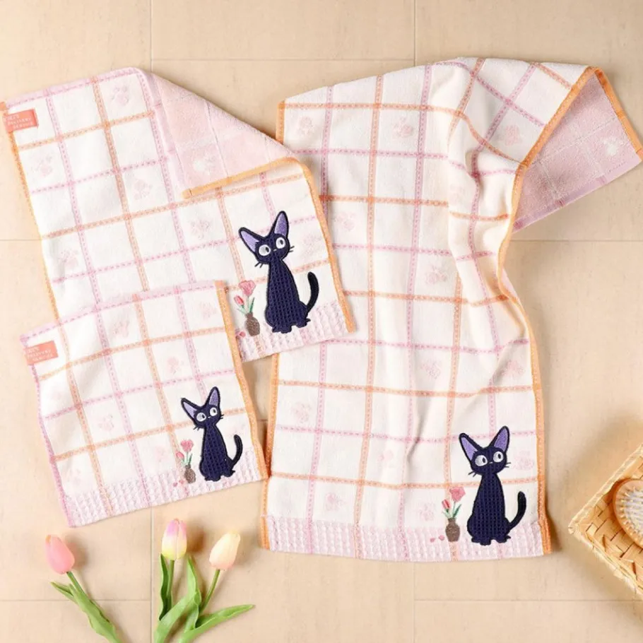 Maison Ghibli Waffle Towel Kiki 34X80 Cm - Kiki'S Delivery Service Hot