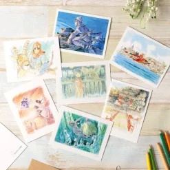 Maison Ghibli Watercolour Greeting Cards 24 X 15,8 Cm Winter - My Neighbor Totoro Best