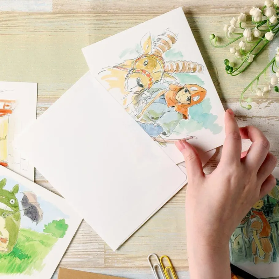 Maison Ghibli Watercolour Greeting Cards 24 X 15,8 Cm Summer - My Neighbor Totoro Best