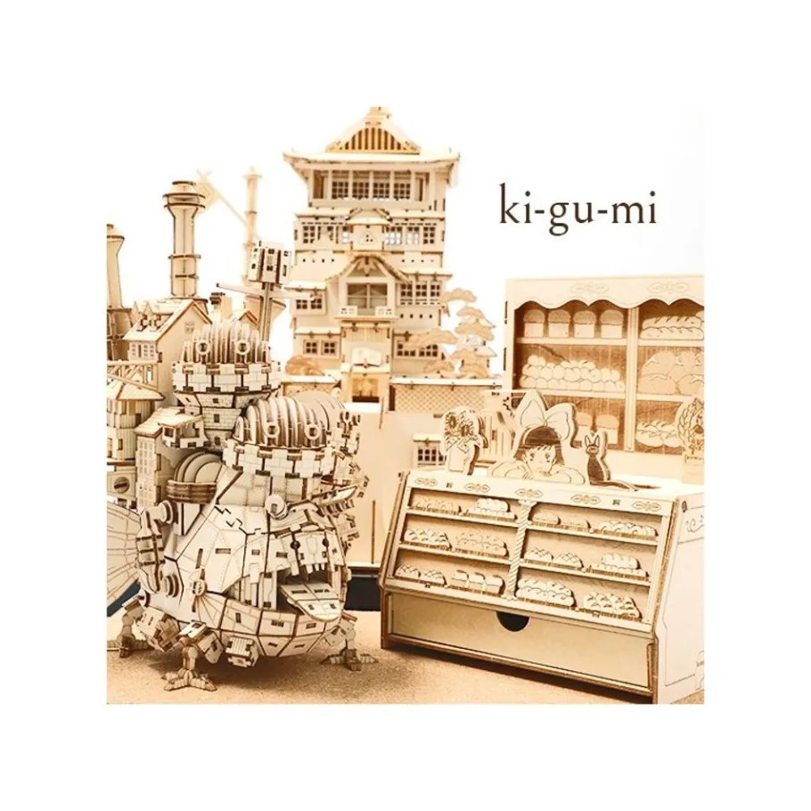 Maison Ghibli Wooden Craft Kit Kigumi Howl'S Castle - Howl'S Moving Castle Outlet