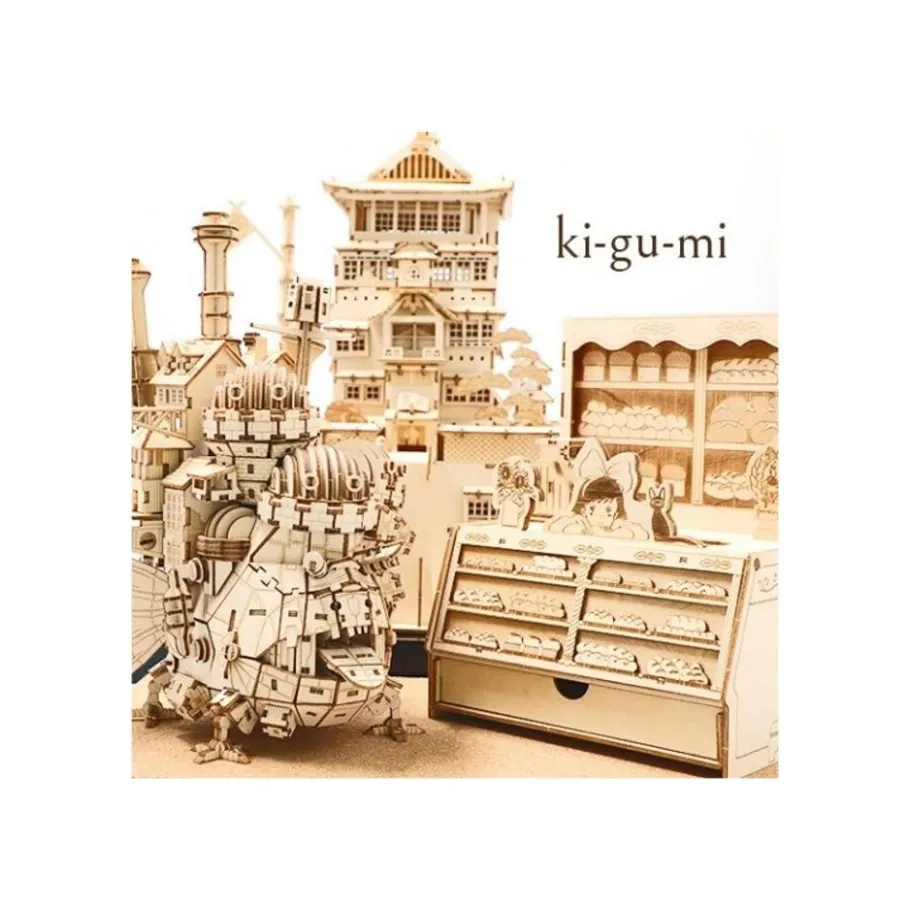 Maison Ghibli Wooden Model Kigumi Hauru'S Castle - Howl'S Moving Castle Hot