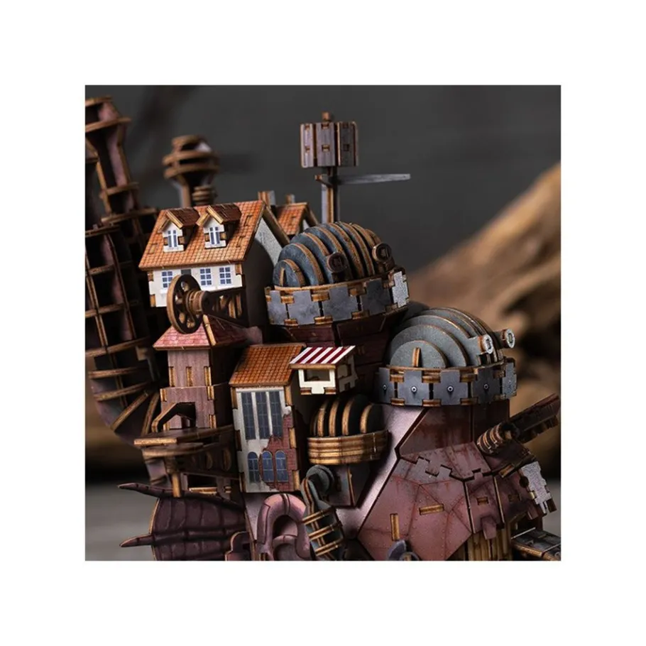 Maison Ghibli Wooden Model Kigumi Hauru'S Castle - Howl'S Moving Castle Hot