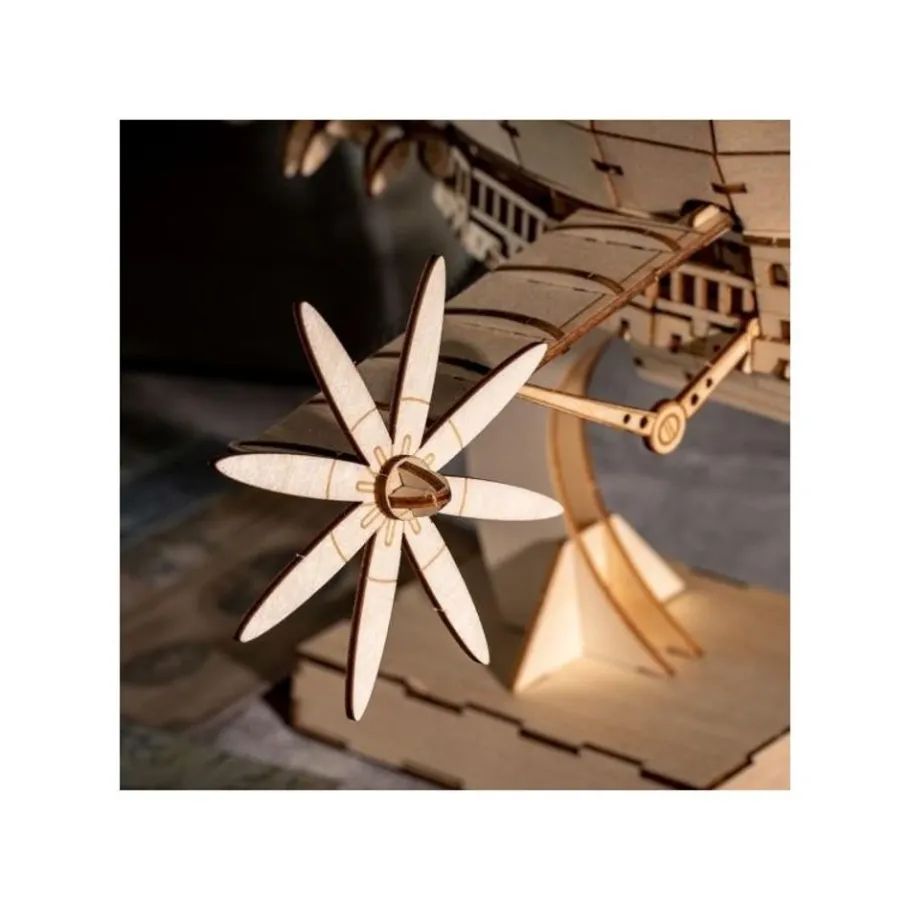 Maison Ghibli Wood Model Kigumi Tiger Moth - Castle In The Sky Best