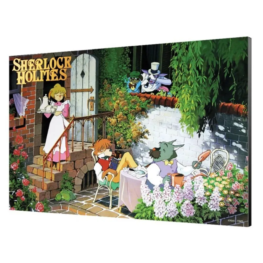 Maison Ghibli Wood Panel 03 - Tea Time - Sherlock Holmes Best