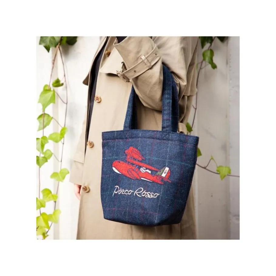Maison Ghibli Wooven Bag Seaplane - Porco Rosso Sale